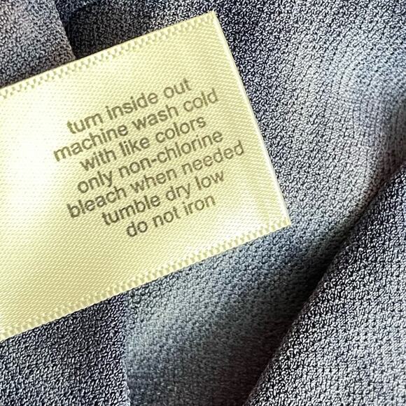 Lane Bryant Blue Tie Dye Stretch Knit O ring Wrap Cap Sleeve Dress 22 24 Petite - Picture 13 of 14